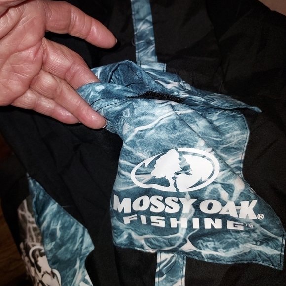 Mossy Oak Med NWT Camo fishing shorts swim elastic waist drawstring - Picture 10 of 11